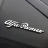 1x Alfa Romeo 3D Aluschild 55x11mm Lenkrad Spiegel Aufkleber SPEAKER Logo Emblem