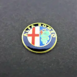 1x ALFA ROMEO Aufkleber 3D Schlüssellogo 14mm Emblem Schriftzug selbstklebend GO – Bild 3