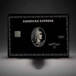 Alternative view of 2 American Express BLACK Aufkleber für Kreditkarten EC Karten Amex vo+hi
