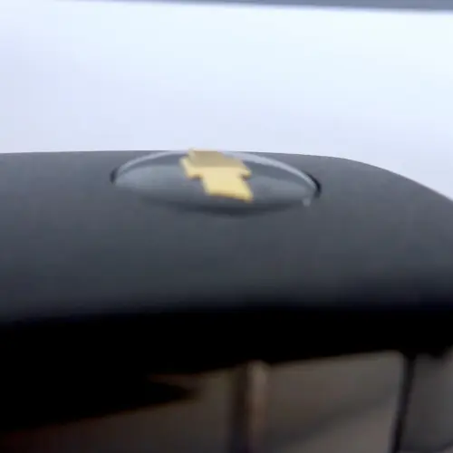 1x Chevrolet Aufkleber 3D Schlüssellogo 14mm Emblem Schriftzug Logo ALU – Bild 4