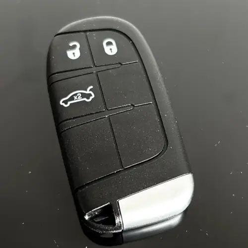Alternative view of 1x RAM Challenger Chrysler Jeep Dodge Schlüsselgehäuse mit Emblem Logo 3 Tasten Autoschlüssel