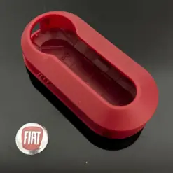 1x FIAT 500 ROT Funkschlüssel LOGO COVER + Touch Autoschlüssel Fahrzeugschlüssel Schlüssel Fernbedienung Gehäuse Tasten – Bild 8