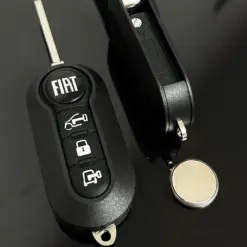 1x FIAT Transporter Ducato Funkschlüssel LOGO Batterie Autoschlüssel Fahrzeugschlüssel Schlüssel Fernbedienung – Bild 3
