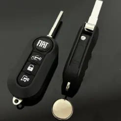 1x FIAT Transporter Ducato Funkschlüssel LOGO Batterie Autoschlüssel Fahrzeugschlüssel Schlüssel Fernbedienung – Bild 4