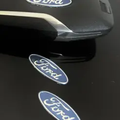 1x FORD original Aufkleber 3D Schlüssellogo 25x10mm Emblem Schriftzug Logo selbstklebend – Bild 4