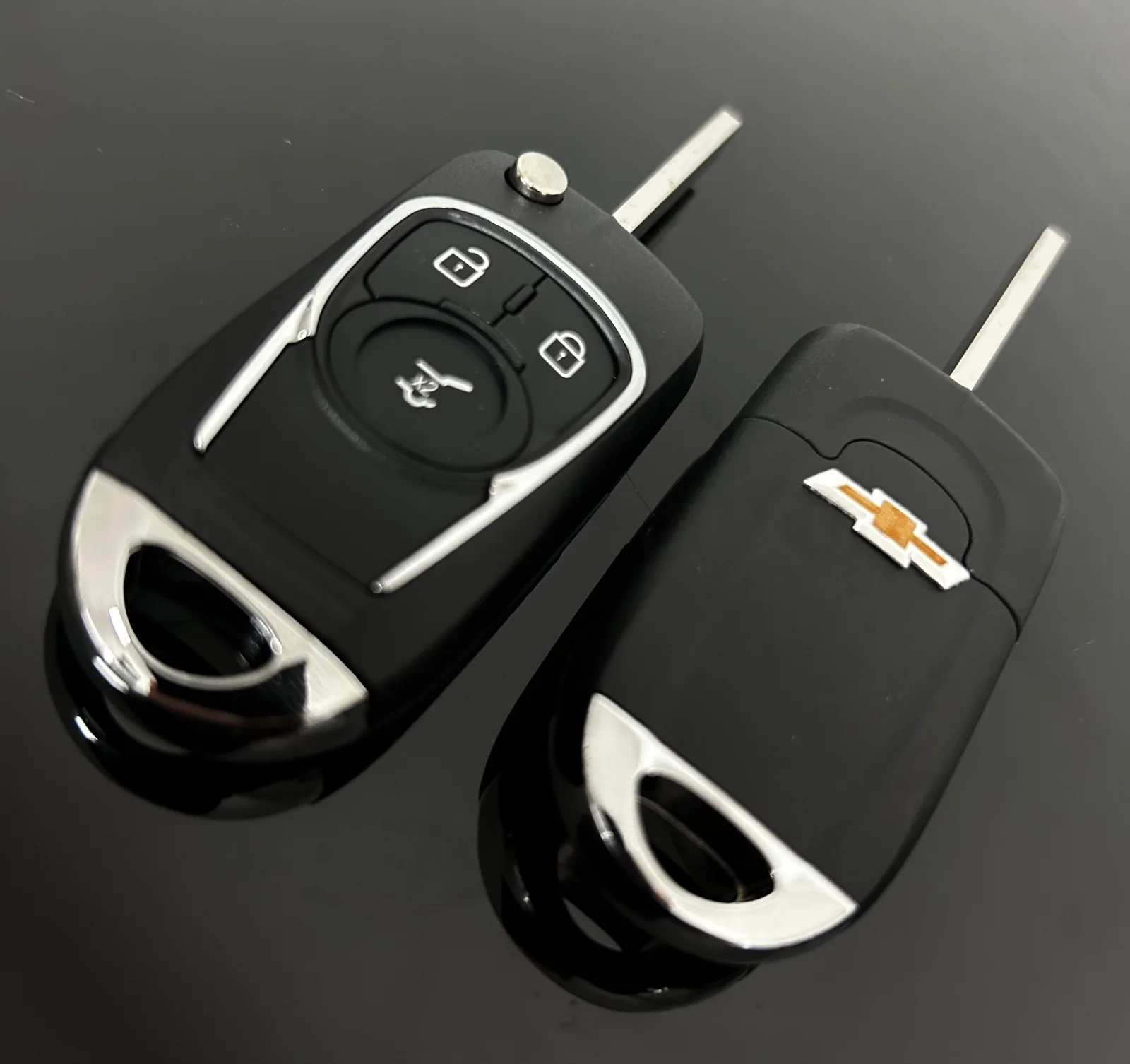 1x für Chevrolet 3 Tasten Schlüsselgehäuse + Emblem/Logo Cruze Epica Lova Impala Camaro Aveo Malibu Buick – Bild 6