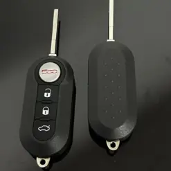Alternative view of 1x für  den FIAT 500 Funkschlüssel LOGO Batterie Autoschlüssel Fahrzeugschlüssel Schlüssel Fernbedienung
