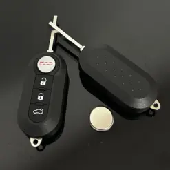 1x für den FIAT 500 Funkschlüssel LOGO Batterie Autoschlüssel Fahrzeugschlüssel Schlüssel Fernbedienung