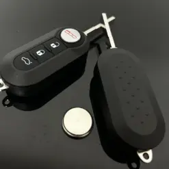 1x für  den FIAT 500 Funkschlüssel LOGO Batterie Autoschlüssel Fahrzeugschlüssel Schlüssel Fernbedienung – Bild 3