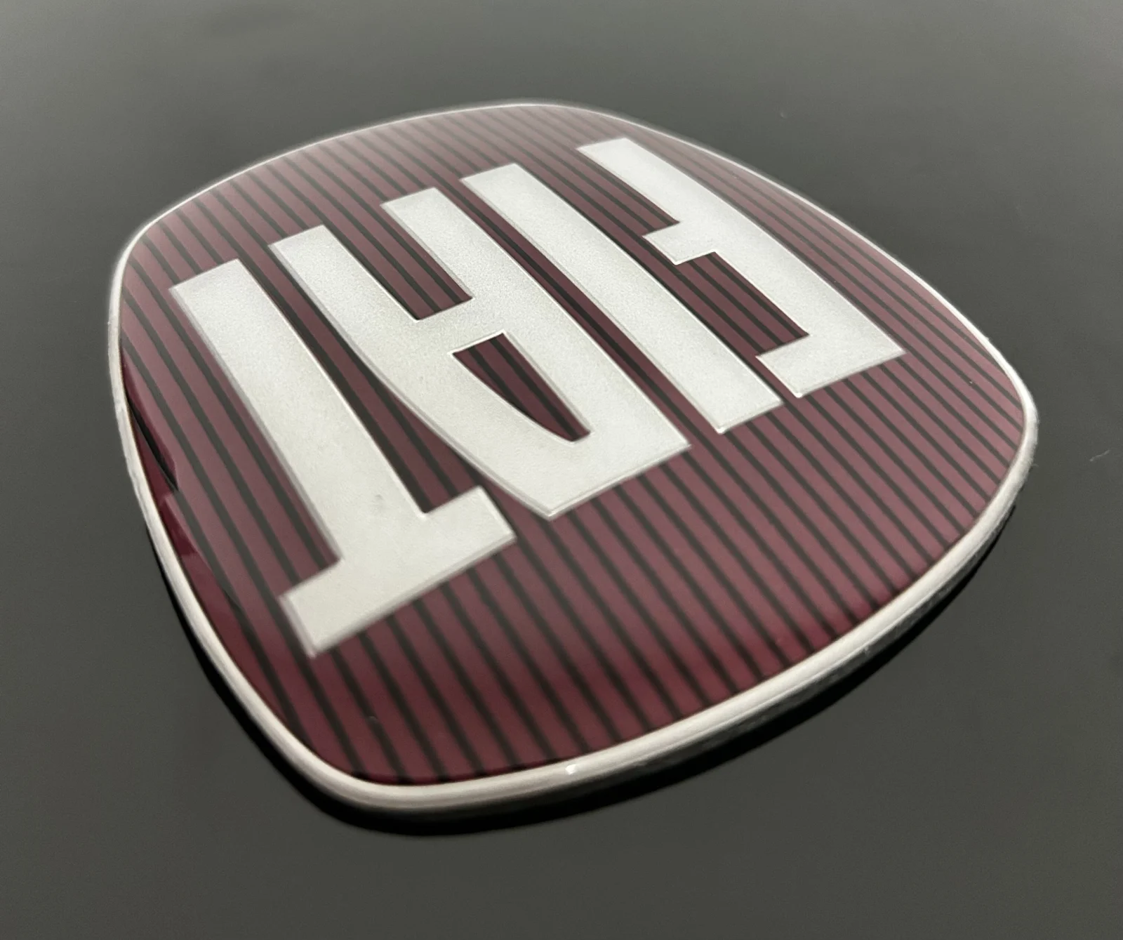 1x für FIAT Plakette 90mm Emblem Punto 500 Schriftzug LOGO 9cm für viele Modelle geeignet – Bild 3
