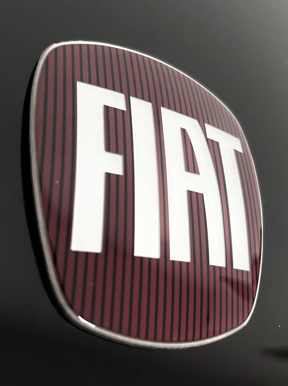 1x für FIAT Plakette 90mm Emblem Punto 500 Schriftzug LOGO 9cm für viele Modelle geeignet – Bild 4