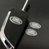 1x für LAND ROVER Schlüssel 24mm Aufkleber ALU Schlüssellogo Emblem Schriftzug LOGO für Range Rover