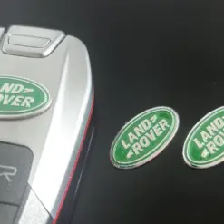 1x für LAND ROVER Schlüssel 24mm Aufkleber ALU Schlüssellogo Emblem Schriftzug LOGO für Range Rover – Bild 4
