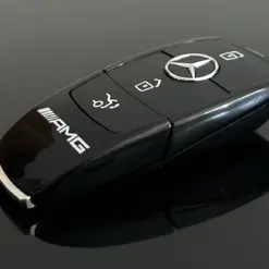 1x für MERCEDES G Klasse Funkschlüssel AMG G63 schwarz Gehäuse Autoschlüssel Fahrzeugschlüssel Schlüssel Fernbedienung