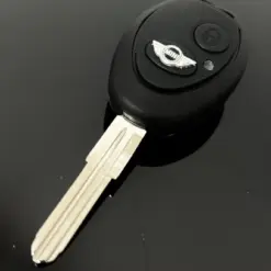 1x für MINI Schlüsselgehäuse + ALU Logo Emblem Schlüssel Rohling BMW MG Mini Cooper S R50 R53 – Bild 6