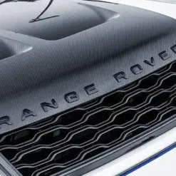 1x für RANGE ROVER Emblem SCHWARZ glänzend Logo Aufkleber Motorhaube Kofferraum Deckel Heckklappe Schrift