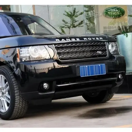 1x für RANGE ROVER Emblem SILBER matt Logo Aufkleber Motorhaube Kofferraum Deckel Heckklappe Schrift – Ansicht 1