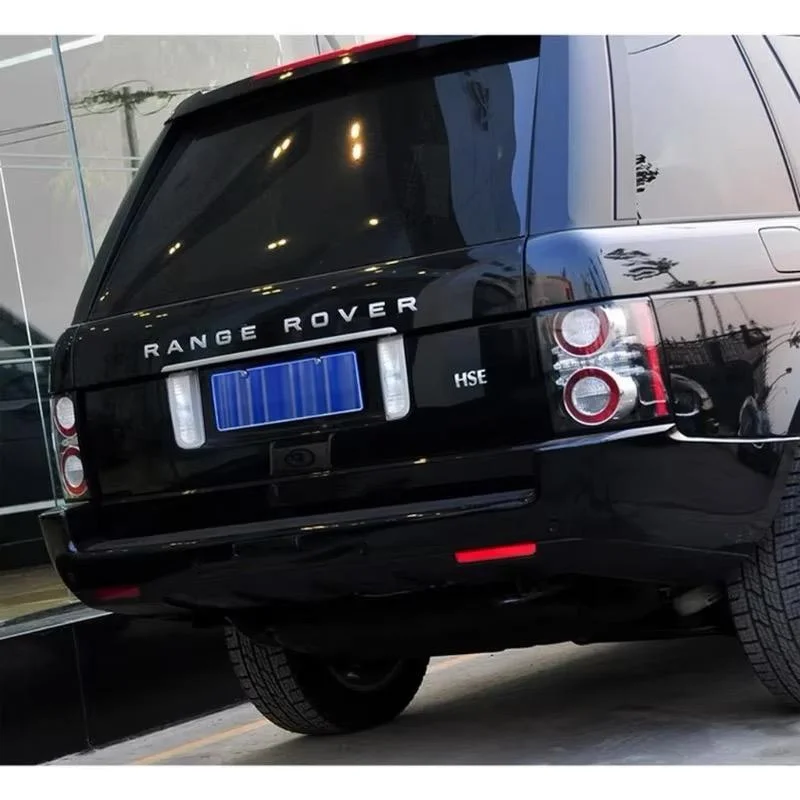1x für RANGE ROVER Emblem SILBER matt Logo Aufkleber Motorhaube Kofferraum Deckel Heckklappe Schrift – Bild 3