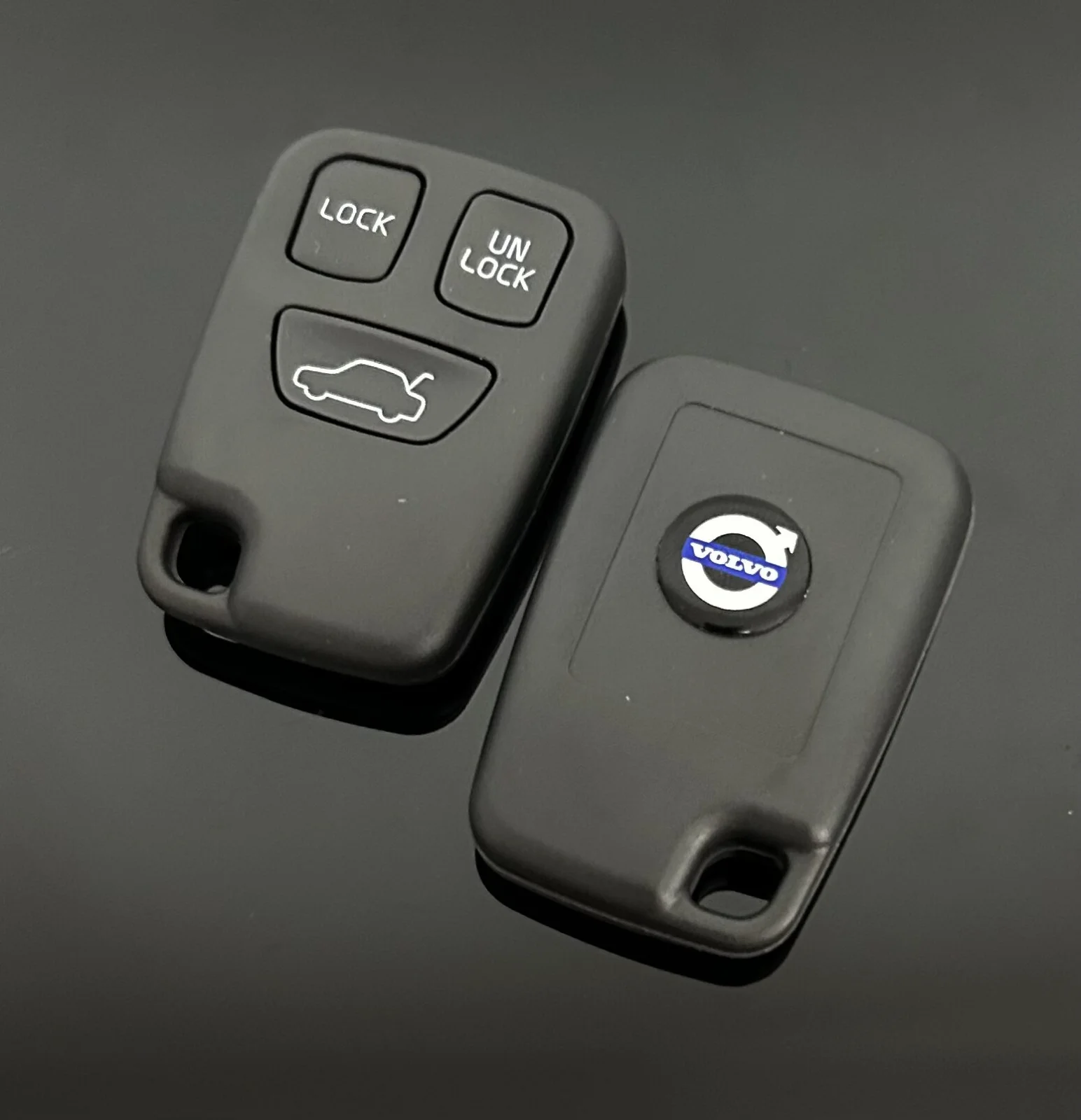 1x für VOLVO 3 Tasten Schlüsselgehäuse + Emblem Fernbedienung Gehäuse Autoschlüssel S40 S60 S70 S80 S90 V40 V70 V90 XC70 XC90 – Bild 5