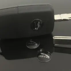 Alternative view of 1x JAGUAR Schlüssel 14mm Aufkleber ALU Schlüssellogo Emblem Schriftzug LOGO
