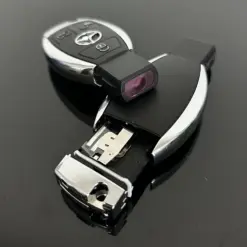 Alternative view of 1x MERCEDES BENZ Funkschlüssel *Batteriefach* mit LOGO Gehäuse Autoschlüssel Fahrzeugschlüssel Schlüssel Fernbedienung
