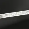 1x neu DEFENDER Emblem 205mm silber matt Schriftzug Logo OVP Range Rover Land Rover