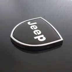 Alternative view of 2x neu für JEEP Collection Schild Emblem Logo 4cm glänzend schwarz Aufkleber selbstklebend Schriftzug