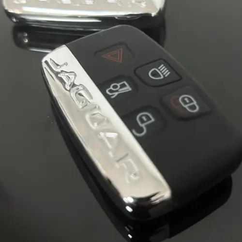 Alternative view of 1x NEU JAGUAR Auto Schlüssel mit ELEKTRONIK + Batterie 4 Tasten Metall Kunststoff mit Logo Emblem