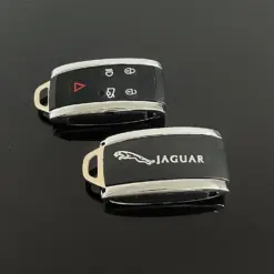 1x NEU JAGUAR Schlüsselgehäuse LIMITED 4 Tasten Metall Kunststoff schwarz mit Logo Emblem – Bild 5