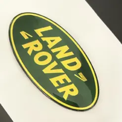 1x neu LAND ROVER Grill Emblem 8,6 x 4,3cm grün/gold Emblem Schriftzug Logo LR053190G – Bild 9
