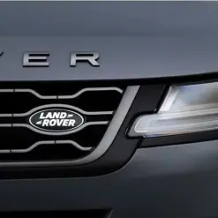 1x neu LAND ROVER Grill Emblem 8,6 x 4,3cm grün/silber Emblem Schriftzug Logo LR053190 – Bild 4