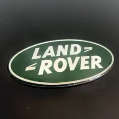 1x neu LAND ROVER Grill Emblem 8,6 x 4,3cm grün/silber Emblem Schriftzug Logo LR053190 – Bild 7