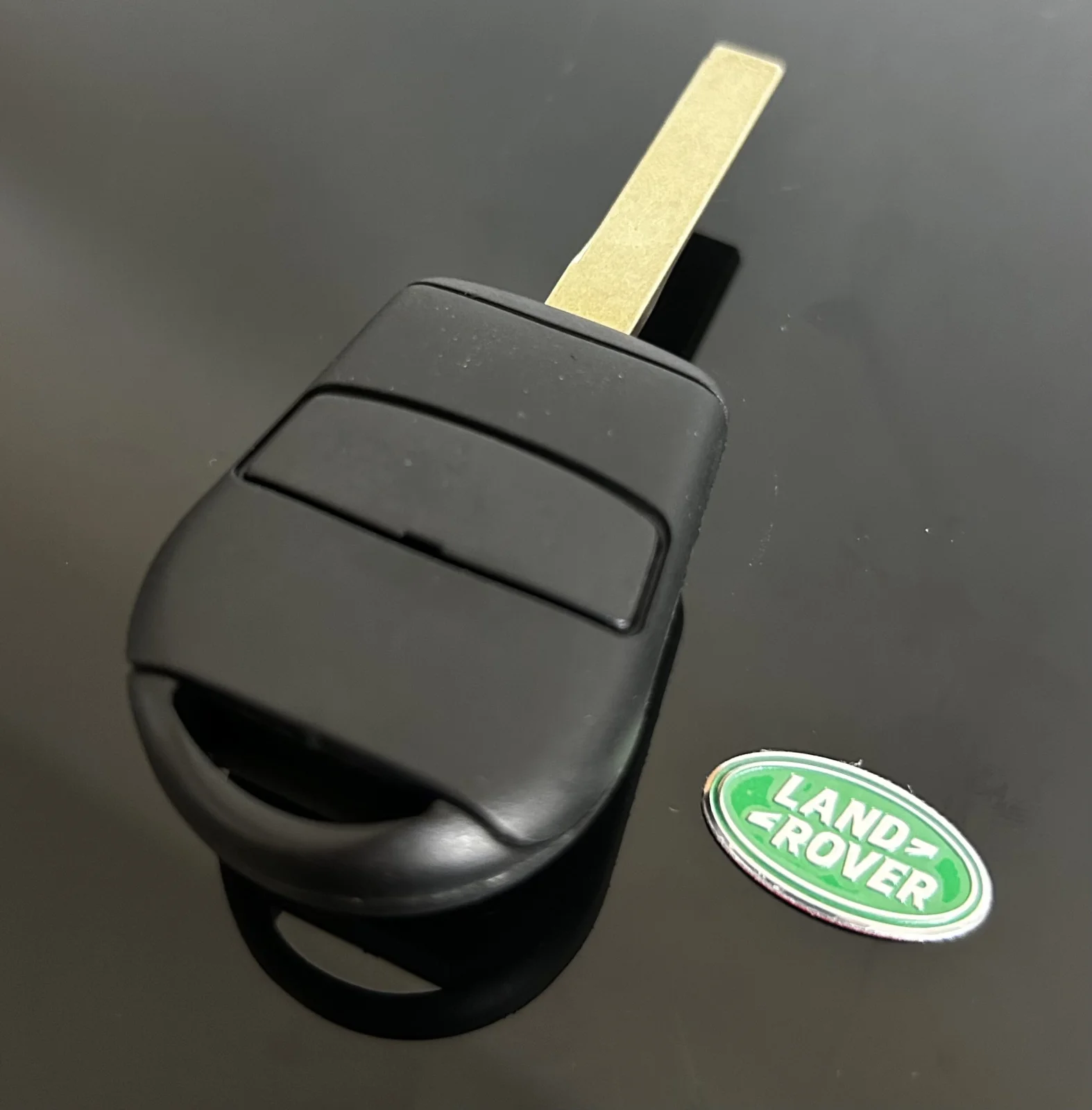 1x NEU Range Rover Land Rover Schlüsselgehäuse 3 Tasten schwarz mit Logo Emblem Autoschlüssel Schlüssel Fernbedienung – Bild 2