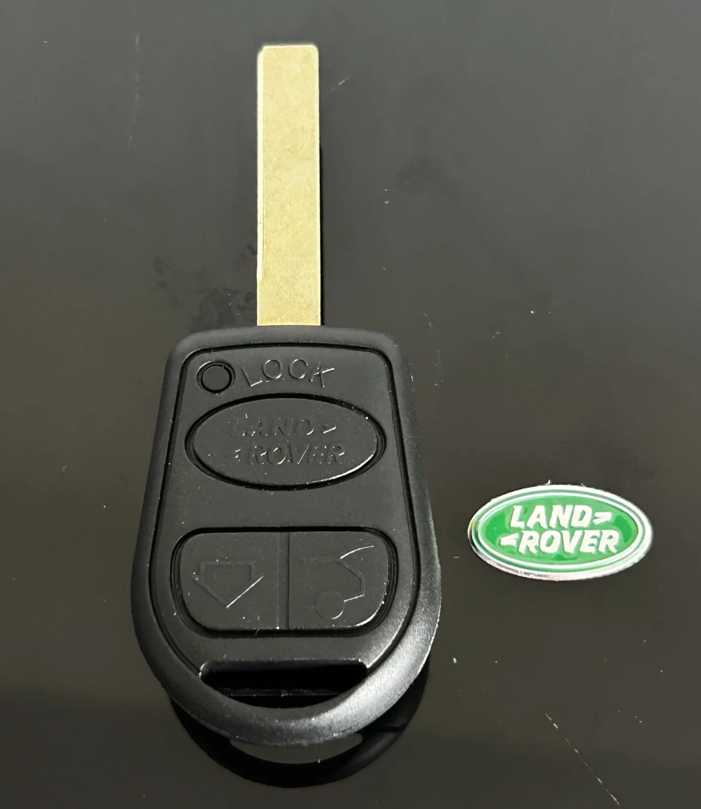 1x NEU Range Rover Land Rover Schlüsselgehäuse 3 Tasten schwarz mit Logo Emblem Autoschlüssel Schlüssel Fernbedienung – Bild 5
