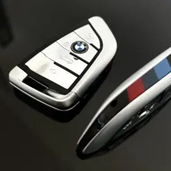 1x NEU Schlüssel Gehäuse 4 Tasten in CHROM + EMBLEM für BMW METALL 3 5 6 8 X3 X4 X5 X7 G-Serie G21 G20 G31 G30 – Bild 6