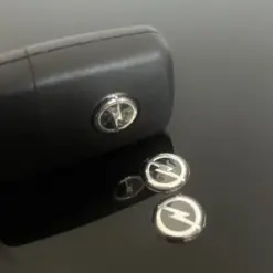 Alternative view of 1x OPEL Schlüssel 14mm Aufkleber ALU Schlüssellogo Emblem Schriftzug LOGO