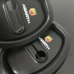 2x Abarth Türgummi Schlossgummi Dichtung links und rechts Abdeckung Schutz – Bild 2
