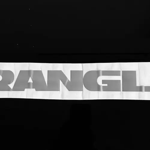 2x GRAU für Jeep WRANGLER Emblem Schild Aufkleber Motorhaube Streifen Grau glänzend – Bild 3