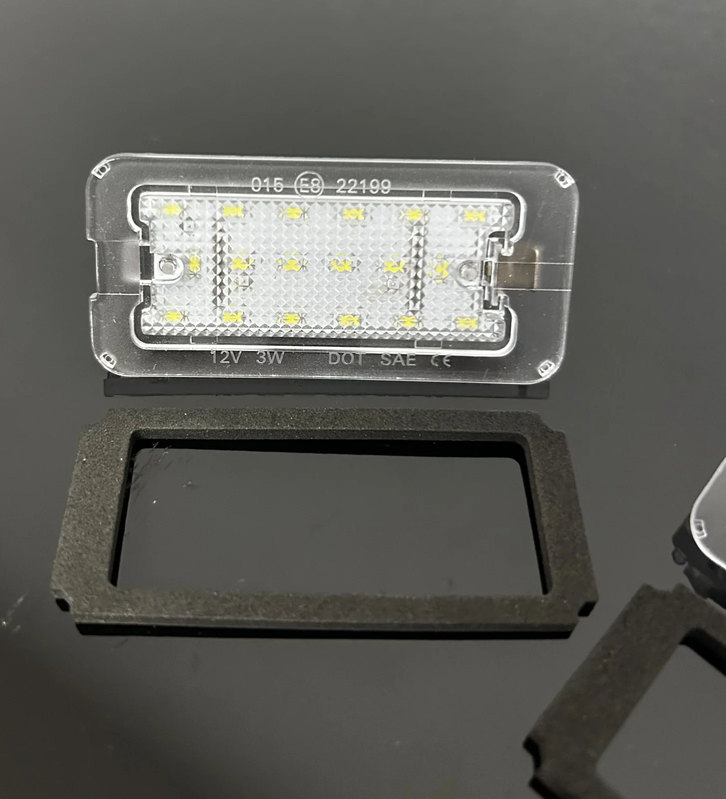 2x LED Kennzeichenbeleuchtung für Fiat Abarth 500 595 695 312 500c 595c 695c Leuchte Beleuchtung hinten 51800482 – Bild 2