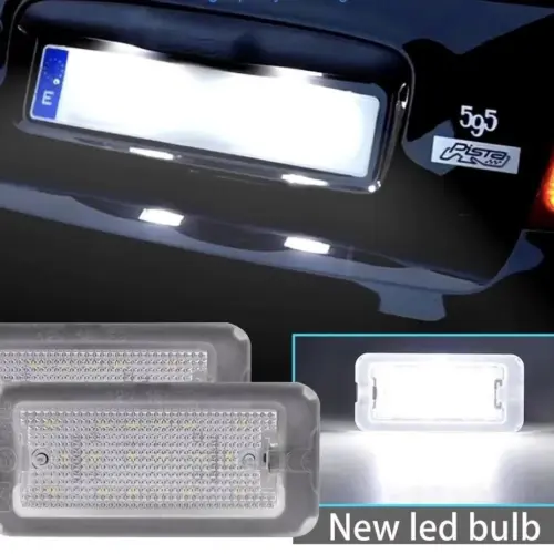 2x LED Kennzeichenbeleuchtung für Fiat Abarth 500 595 695 Leuchte Beleuchtung hinten 51800482