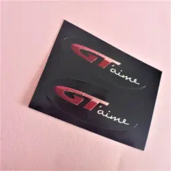 2x OPEL GT Aufkleber Emblem Schriftzug selbstklebend Logo Schild – Bild 5
