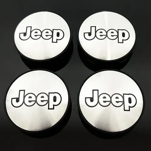 4x 50/56mm JEEP ALU Felgendeckel Nabenkappen Rad Felgenkappen Nabendeckel Kappe – Bild 3