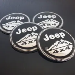 4x 56mm ALU für JEEP Felgendeckel Nabenkappen Rad Felgenkappen Nabendeckel Kappe – Bild 3