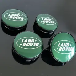 4x 60/56mm für Range Land Rover GRÜN silber Felgendeckel Nabenkappen Radkappe Felgenkappen Nabendeckel Kappe – Bild 6