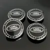 4x 60mm für Range Land Rover schwarz silber Felgendeckel Nabenkappen Rad Felgenkappen Nabendeckel Kappe