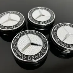 4x für Mercedes 56mm Radkappe Raddeckel Felgenabdeckung Kappen Nabenabdeckung für Alufelgen – Bild 6