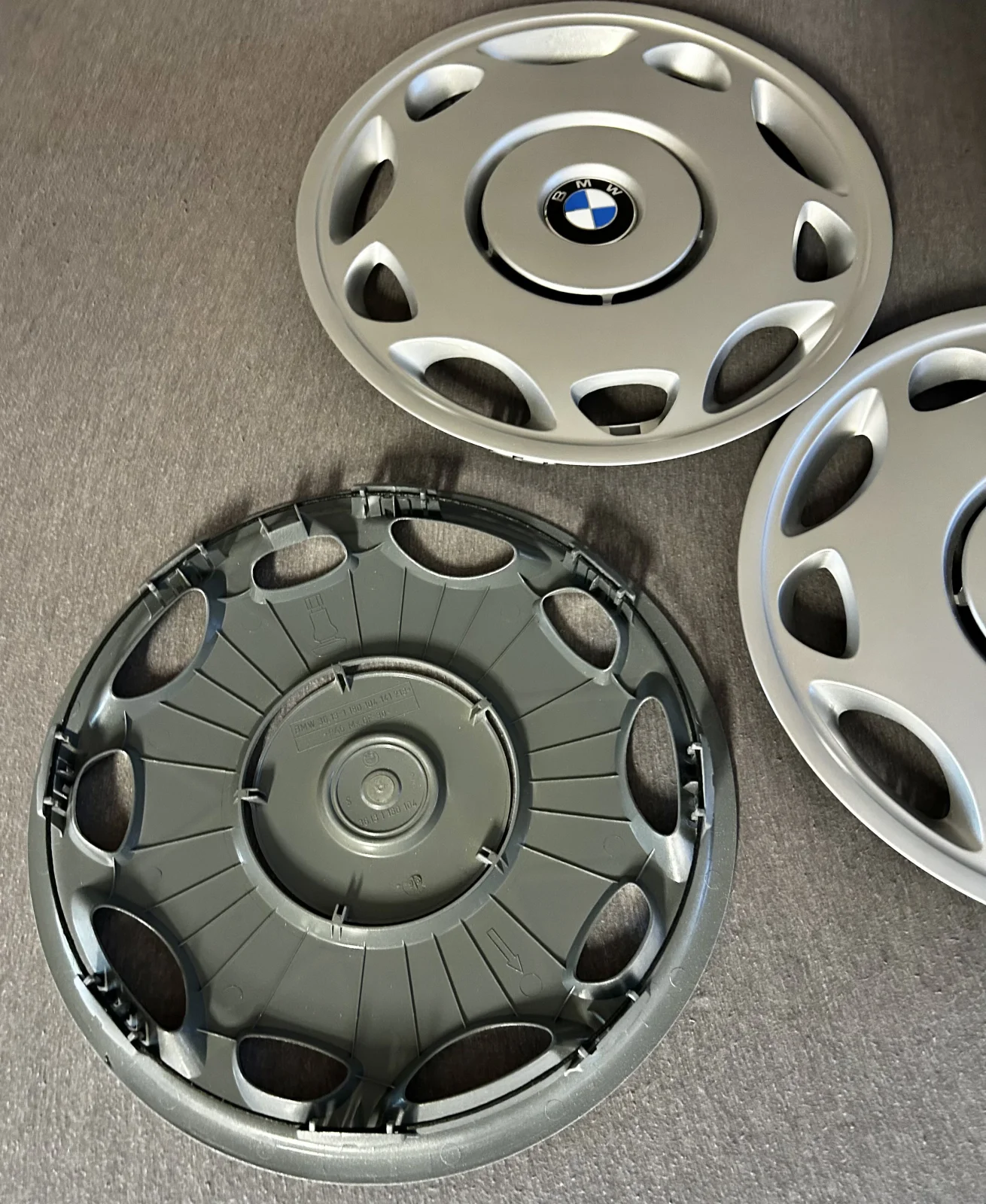 5x NEUWERTIGE original BMW Radkappen 36131180104 Raddeckel E36 E34 E39 E46 Zierblenden – Bild 5