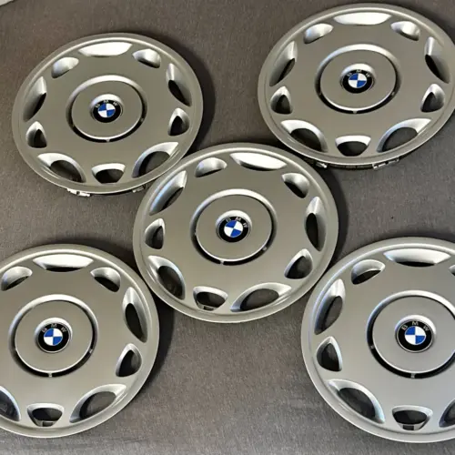 5x NEUWERTIGE original BMW Radkappen 36131180104 Raddeckel E36 E34 E39 E46 Zierblenden