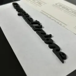 Abarth COMPETIZIONE Tributo in schwarz ORIGINAL Emblem NEU Logo Schriftzug Aufkleber – Bild 3