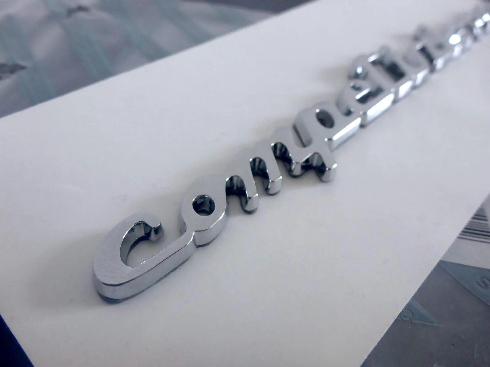 Abarth COMPETIZIONE Tributo ORIGINAL Emblem NEU Logo Schriftzug Aufkleber – Bild 2